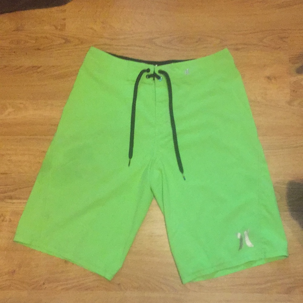 Green Hurley Swim Trunks size 30
